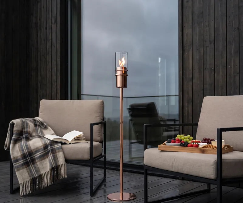 COMBI Rose Gold på ROD og BASE på terrassen